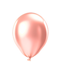 BALLOON 12" LATEX METALLIC ROSE GOLD 100pcs