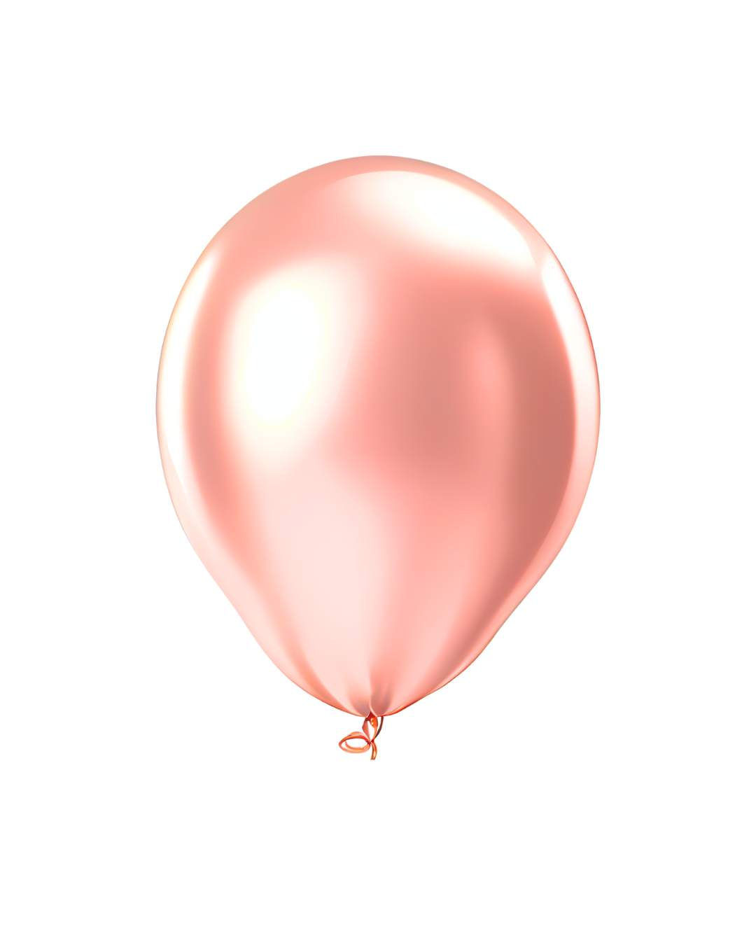 BALLOON 12" LATEX METALLIC ROSE GOLD 100pcs