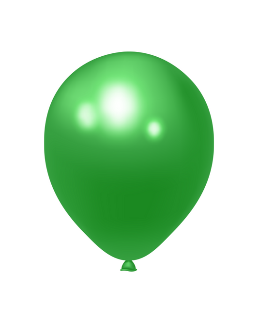 BALLOON 12" LATEX Green 100pcs