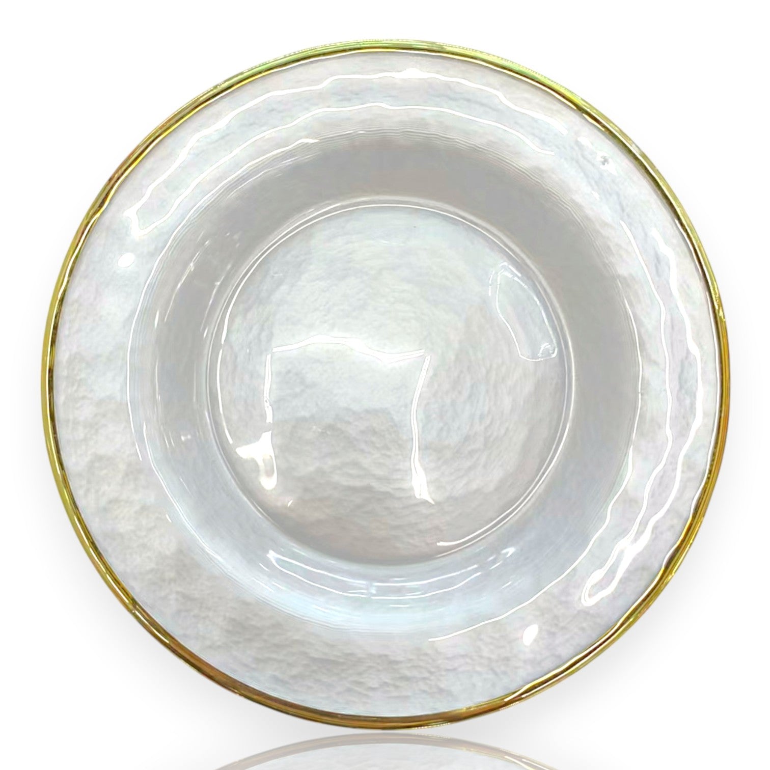 Glass Charger Plate – Pearl