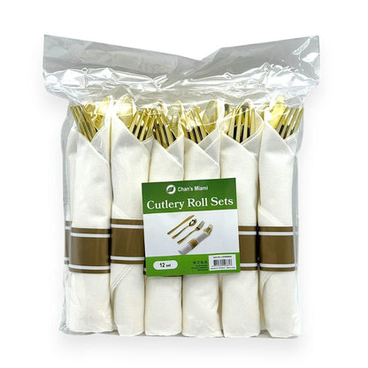 Cutlery Roll Sets – 12 Sets