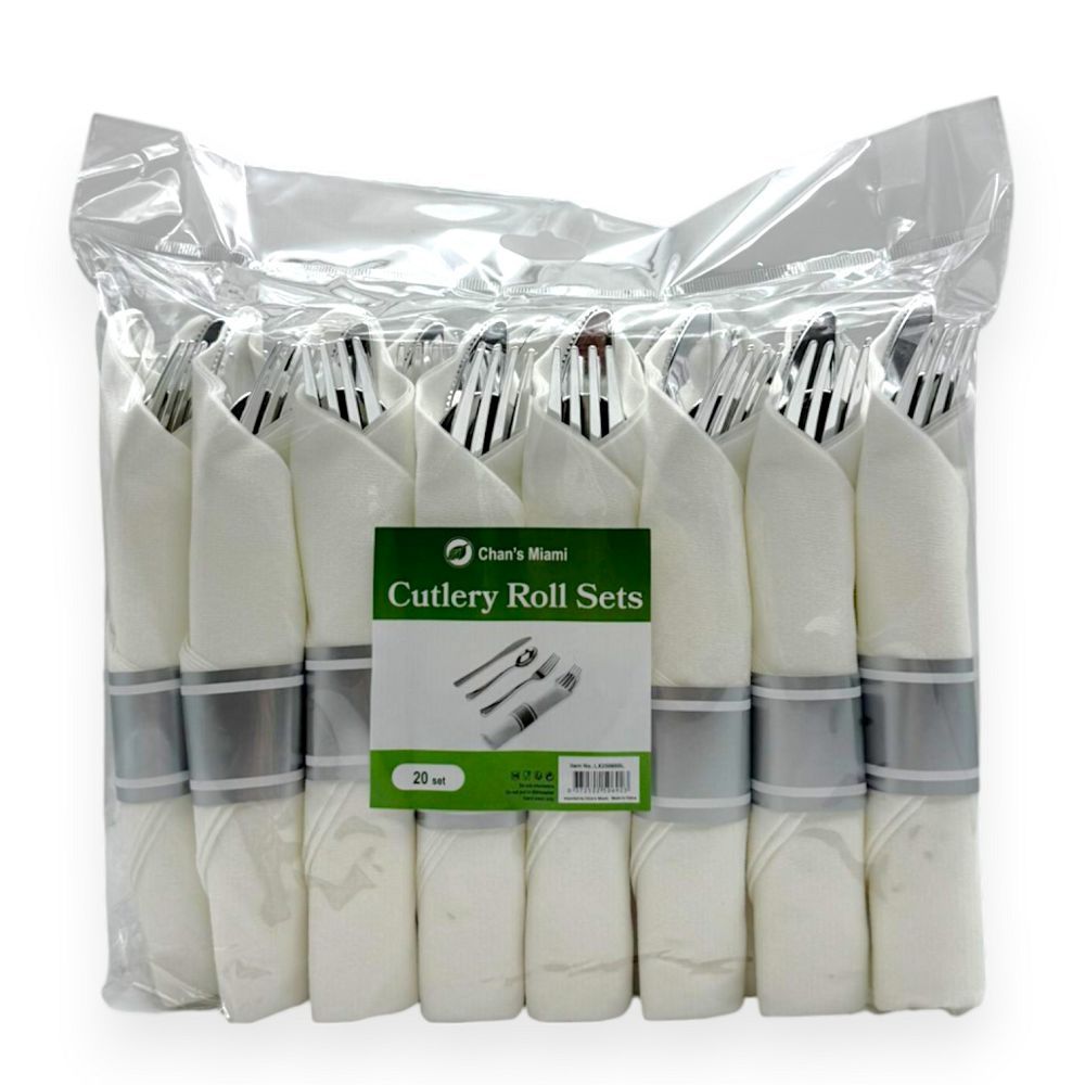 Cutlery Roll Sets – 20 Sets
