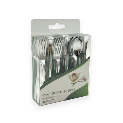 Mini Spoons & Forks – 48PC
