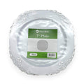 Silver Trim Decorative Plates 10pcs