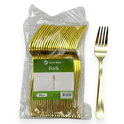 Premium Plastic Forks – 24PC