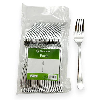 Premium Plastic Forks – 24PC
