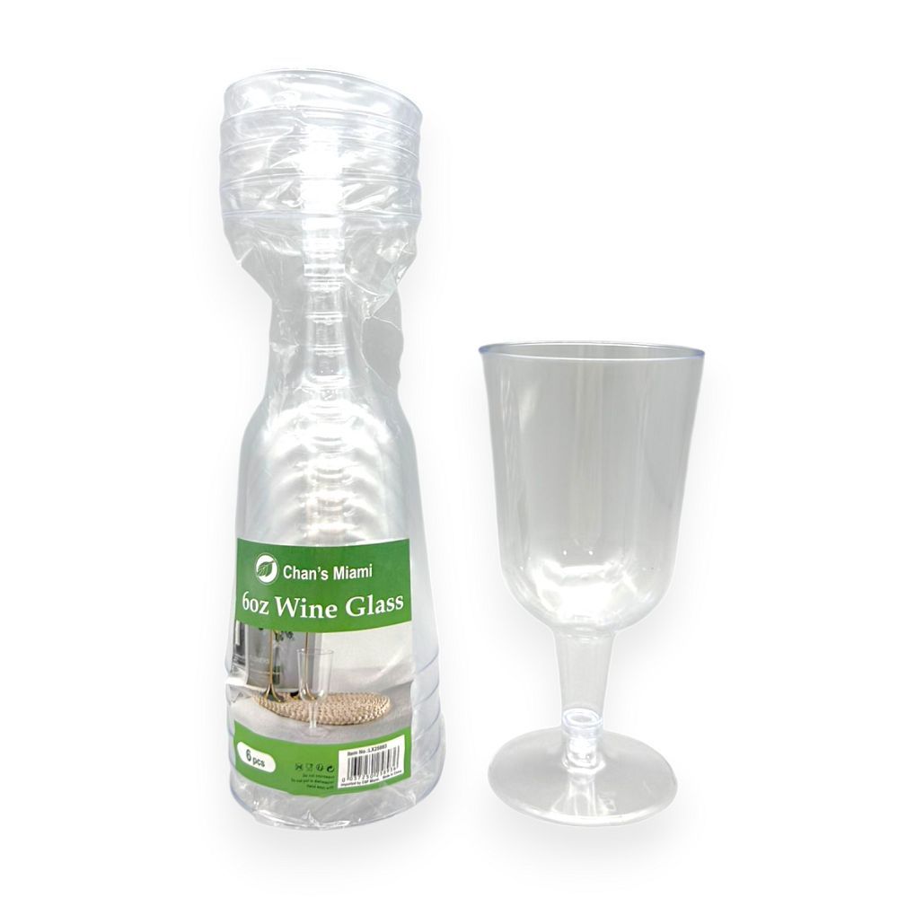 6oz Wine Glass – 6PC Set