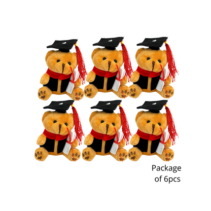 GRADUATION BEAR 6/PKG