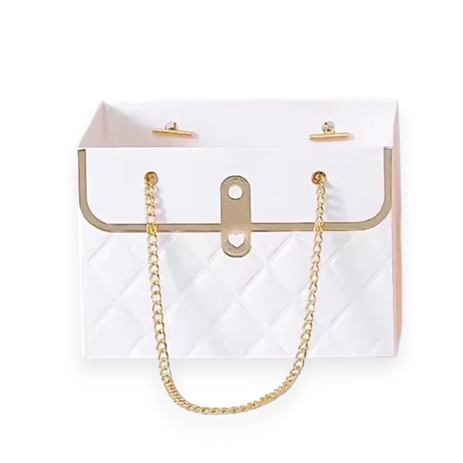 Purse Paper Gift Box with Chain 10pcs