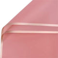 Flower Wrapping Paper with Gold Edge – 20 PCS