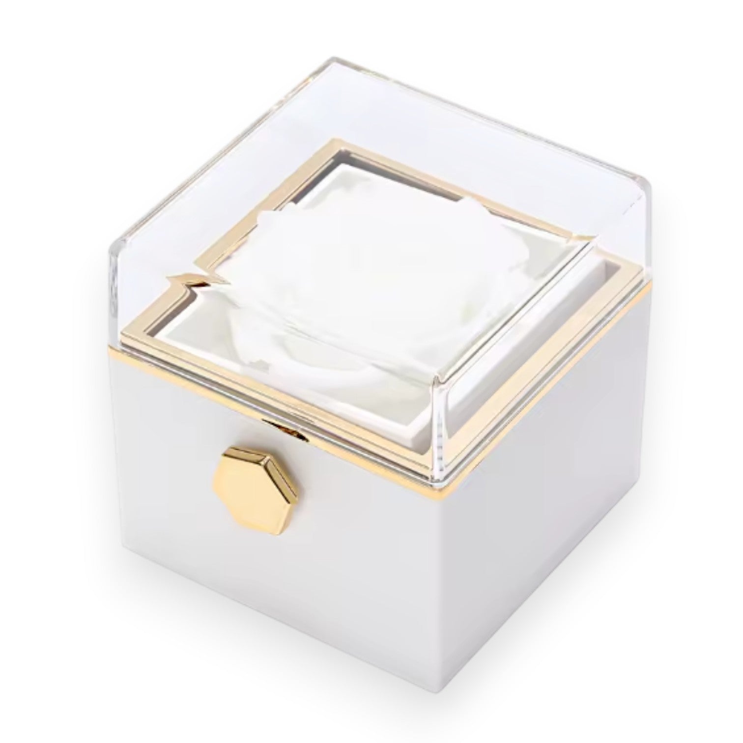 Luxury Acrylic Ring Holder Box