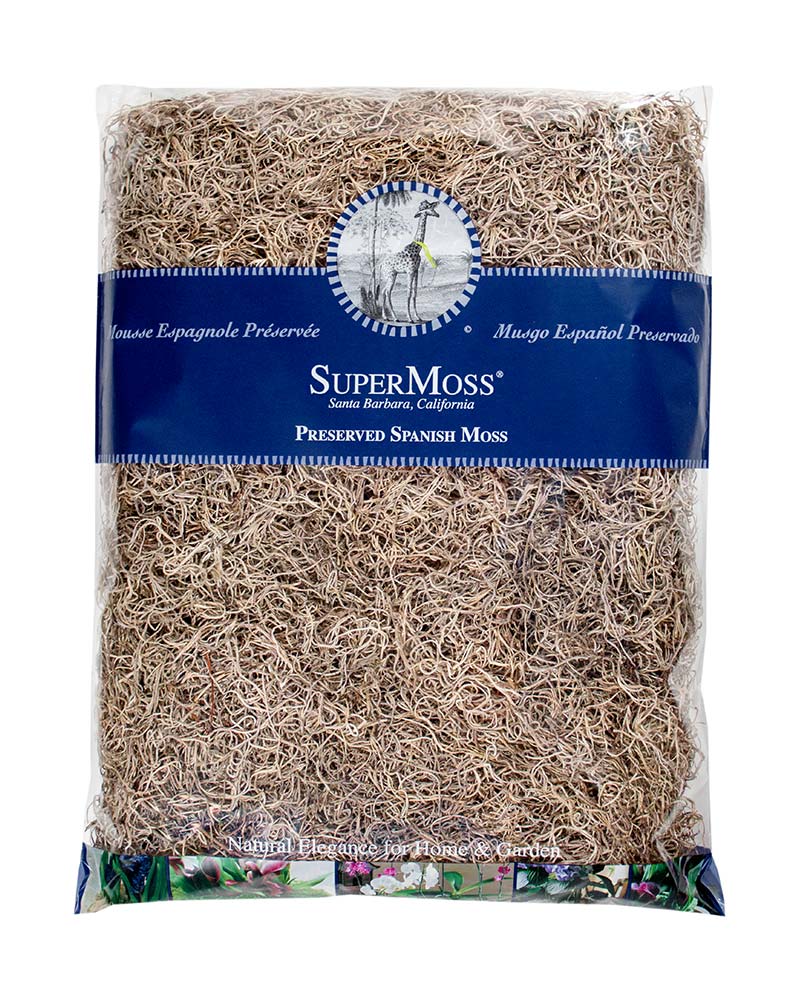 Preserved Spanish Moss 480" cu