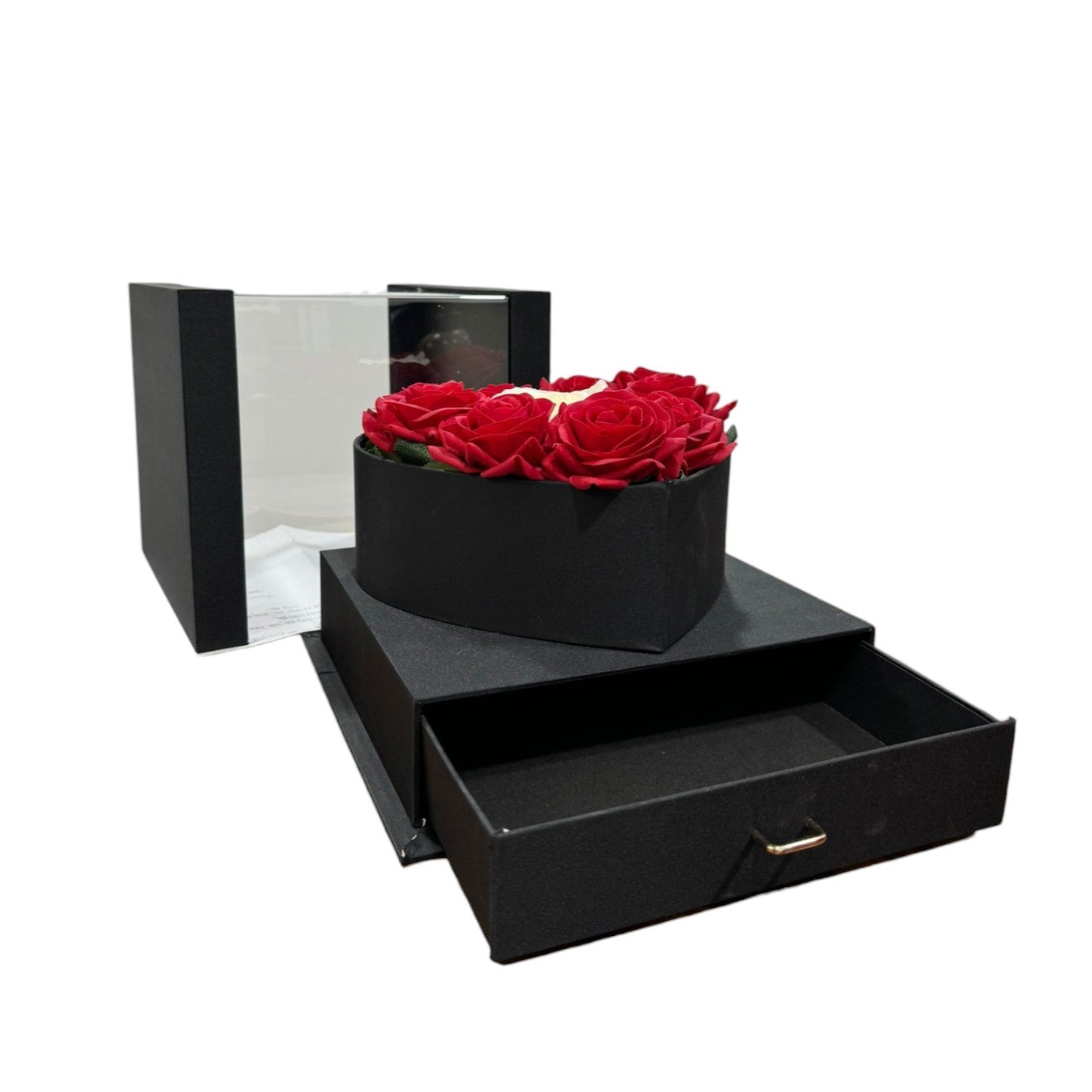 Luxury Heart acrylic Box w/tray