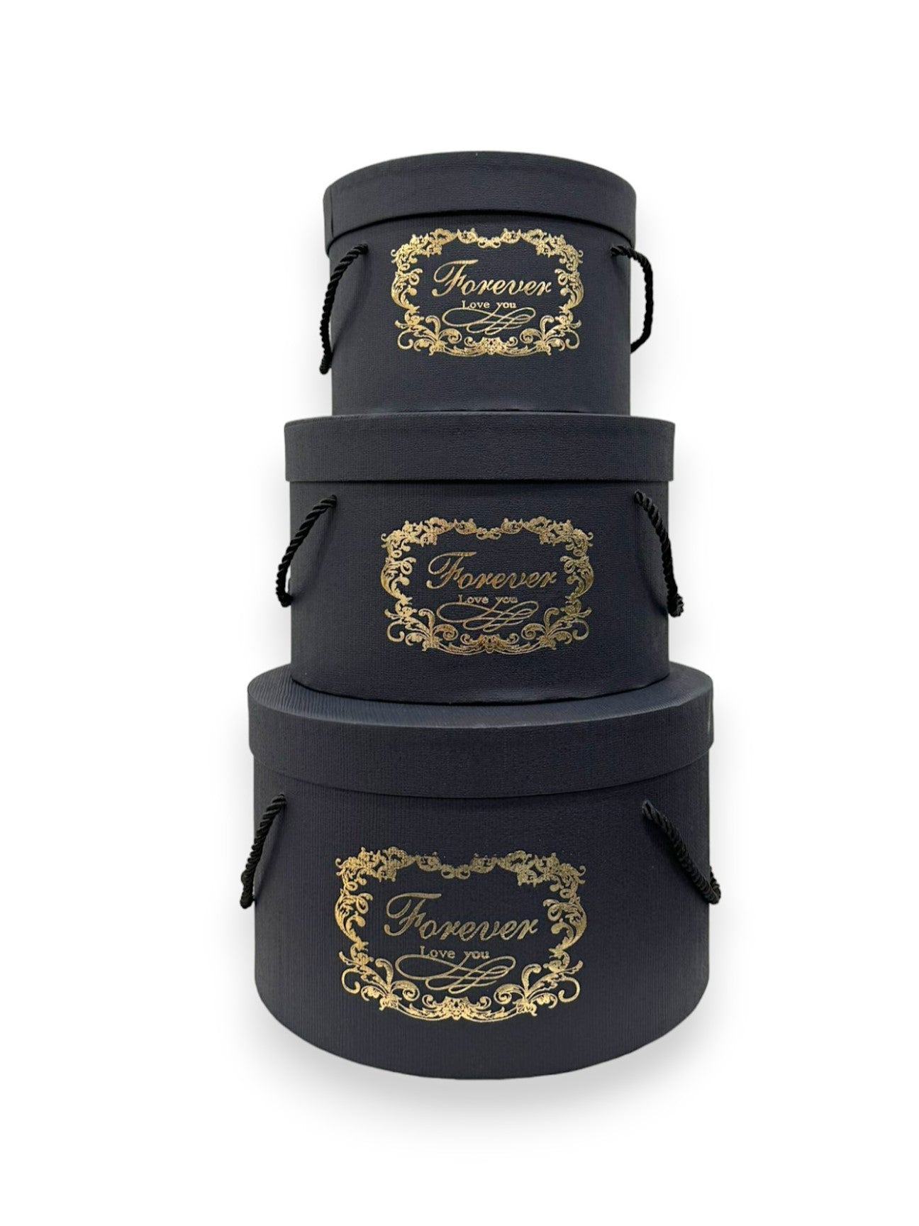 PAPER BOX RND SET/3