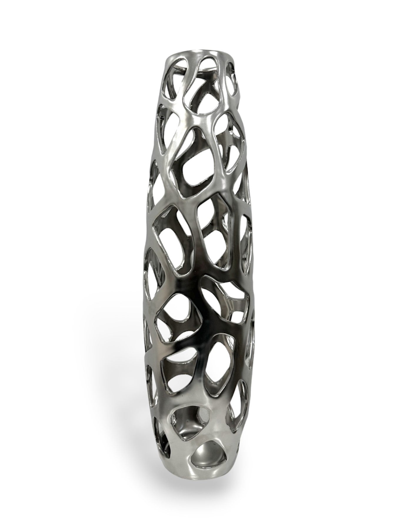 METALLIC PAINT CERAMIC VASE