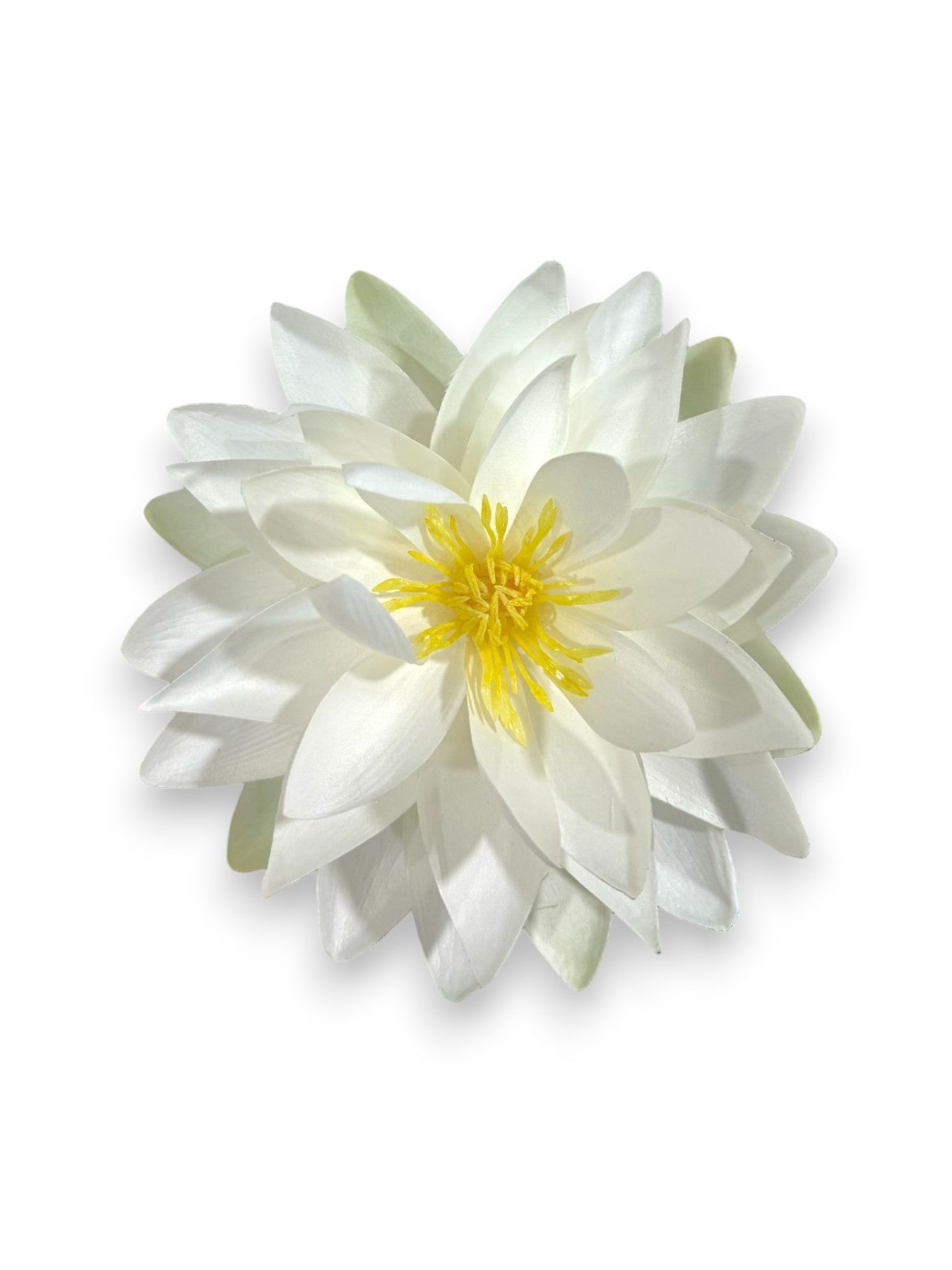white silk lilies WATER LILY LOTUS STEM 29" – Chan's Silk Flowers, inc