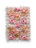 FLOWER MAT HYDRANGEA/PEONY 16"X24"