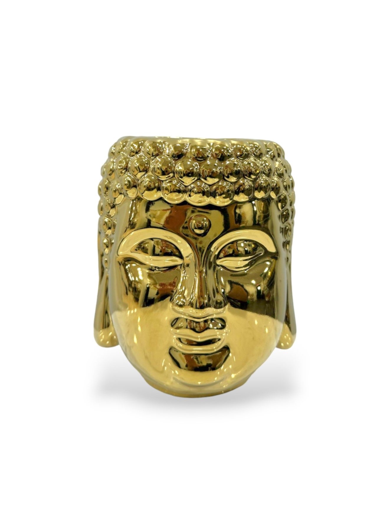 【激レア!】Gilt Buddha Perpetual Faces Vase 壺 Large Buddha Vase
