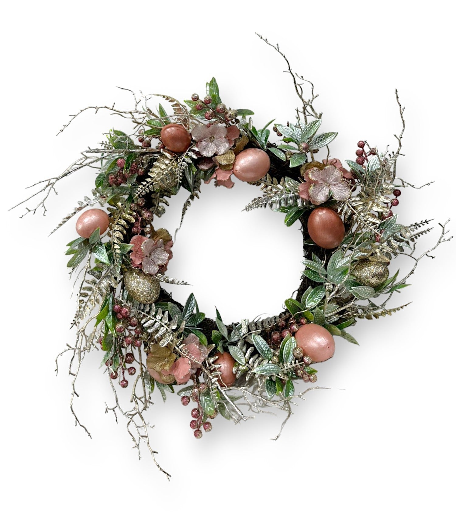 EASTER WREATH W/EGGS N BERRIES