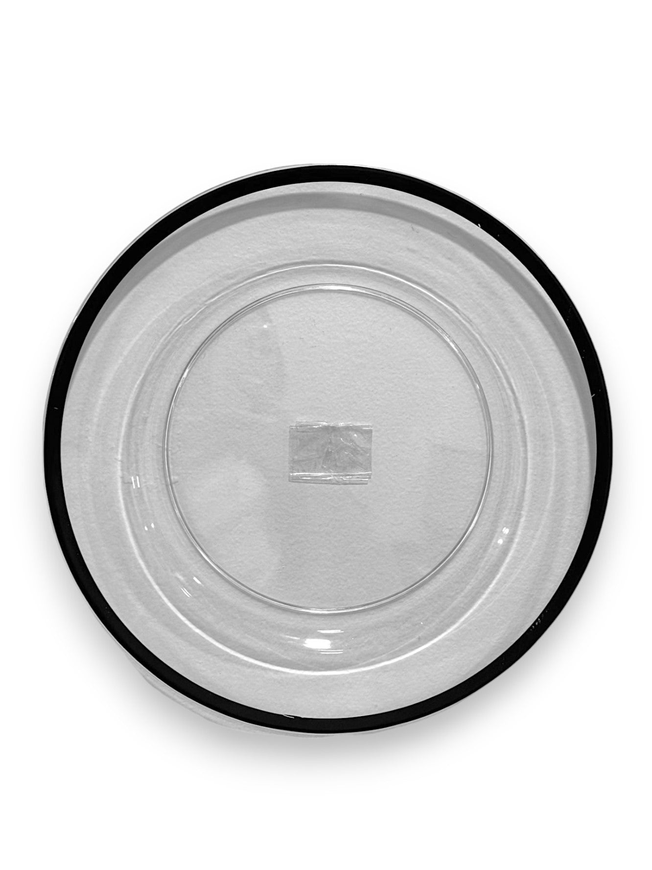 PLASTIC CLEAR CHARGER