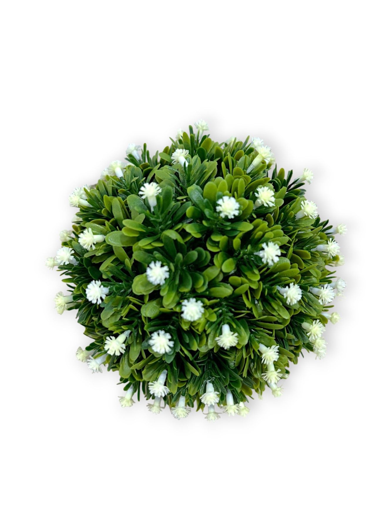 GRASS BALL WITH FLOWERS 6"