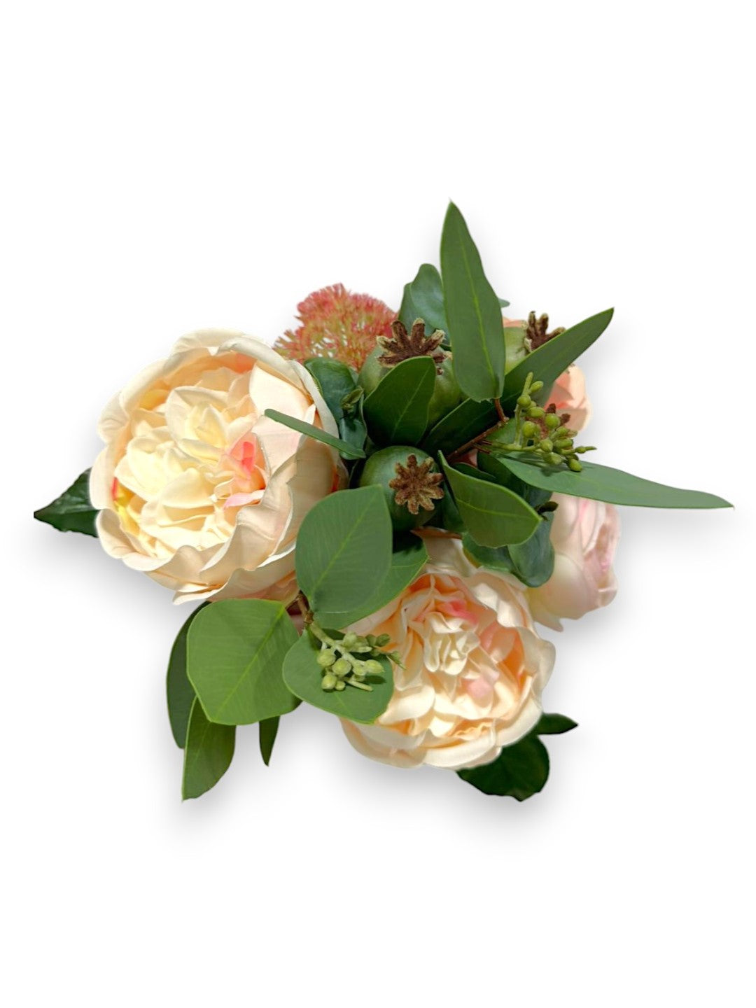 ROSE & LEAVES BUNDLE 15"