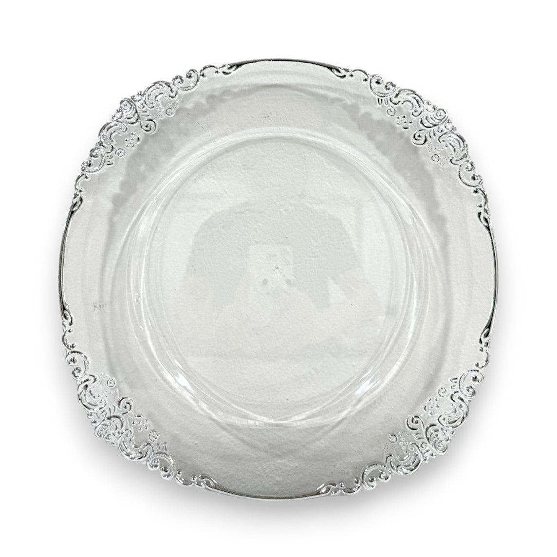 PLASTIC CHARGER LACE RIM – Chan's Silk Flowers, inc
