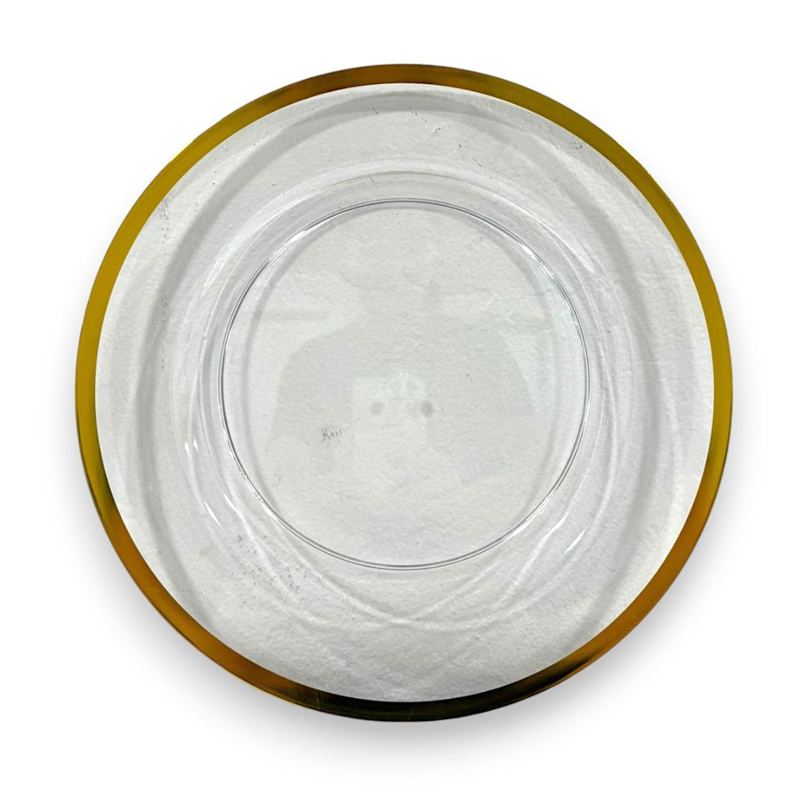 PLASTIC CLEAR CHARGER