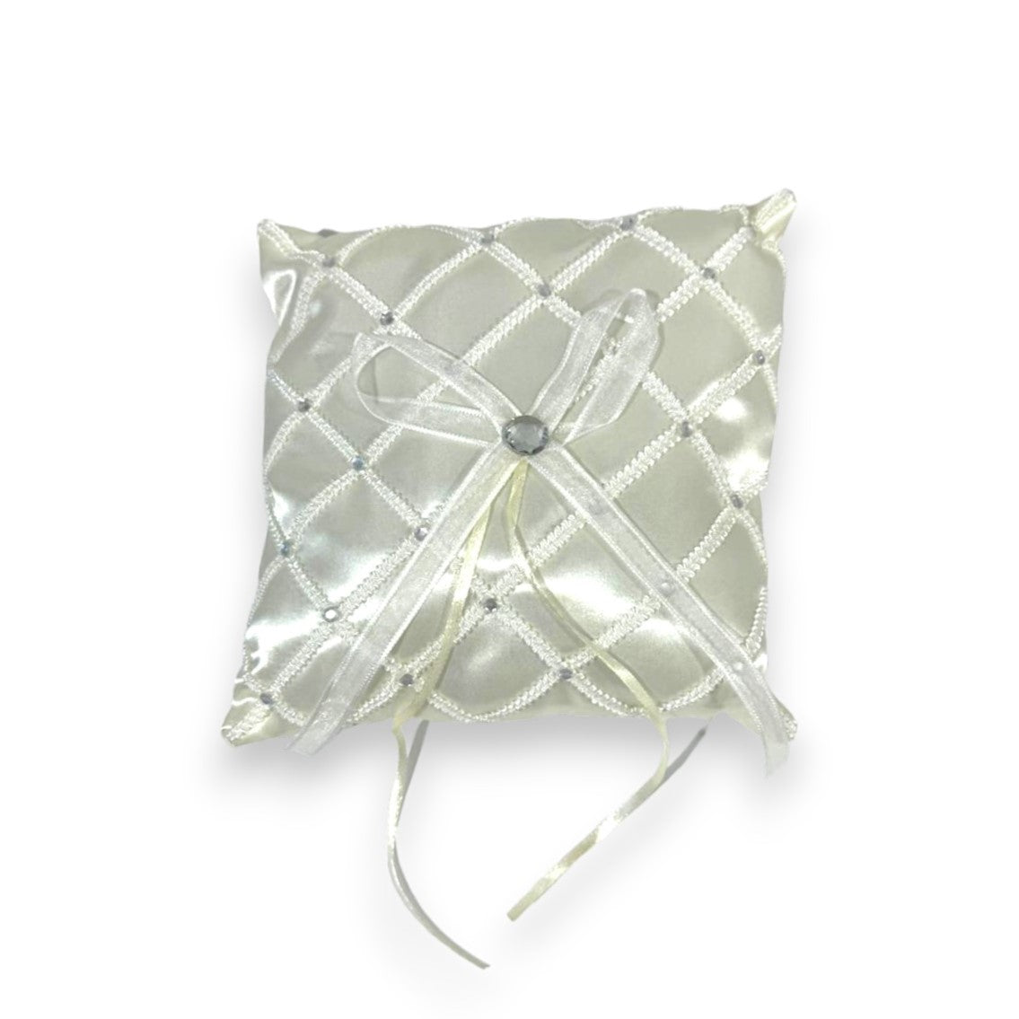 RING PILLOW W/RHINESTONE