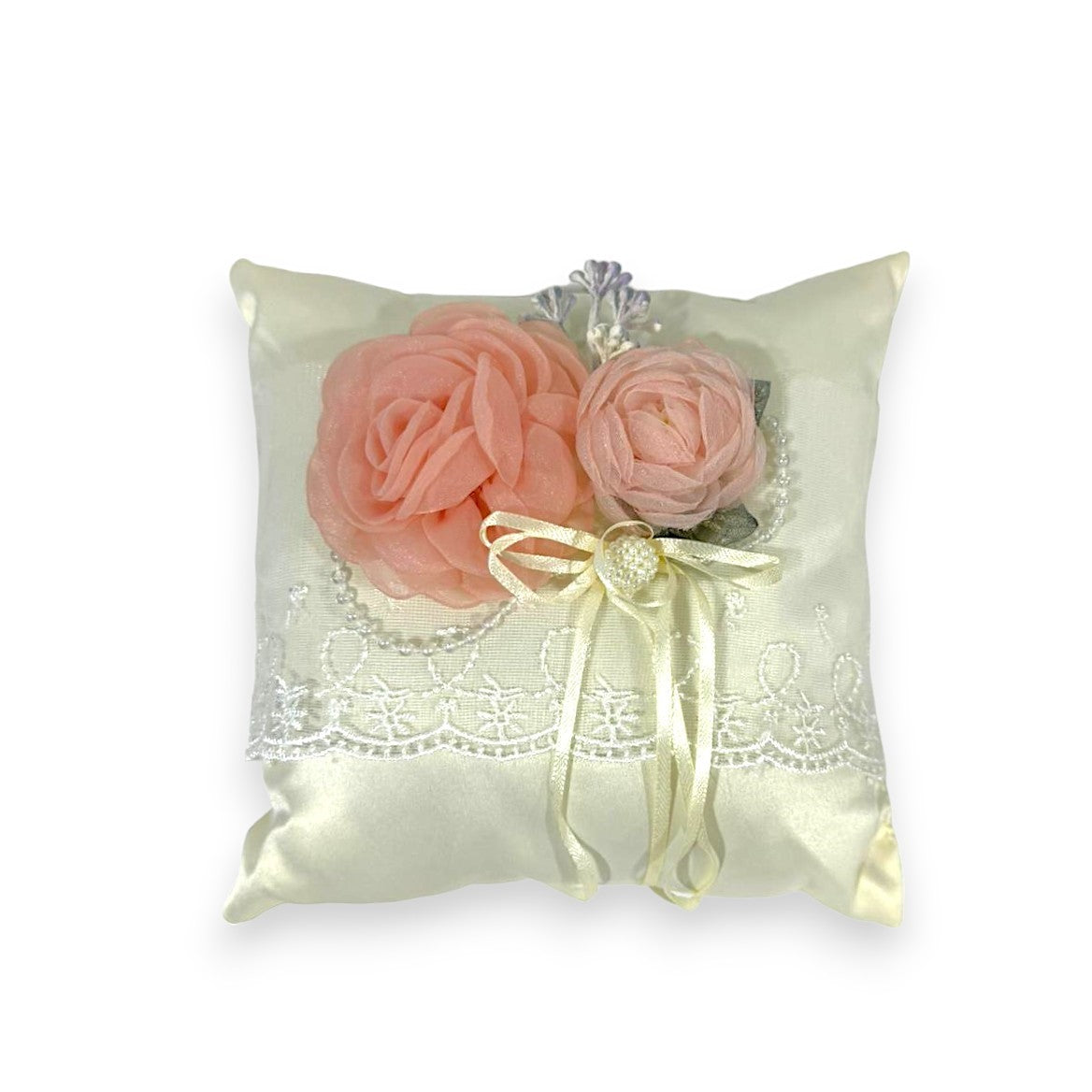 CHIFFON ROSE PILLOW