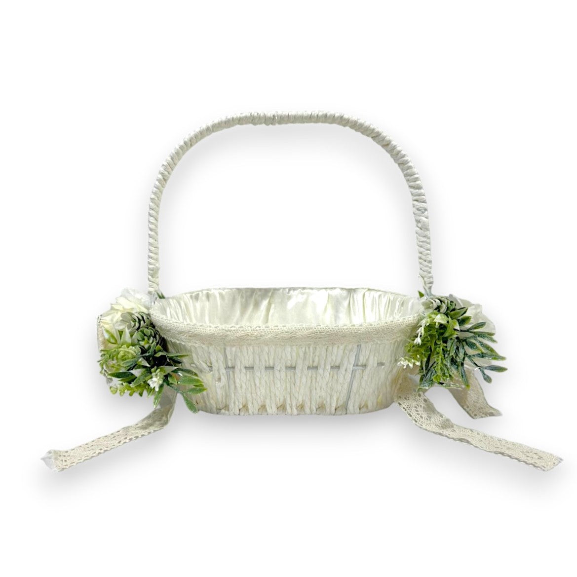 GARDEN ROSE FLOWER BASKET