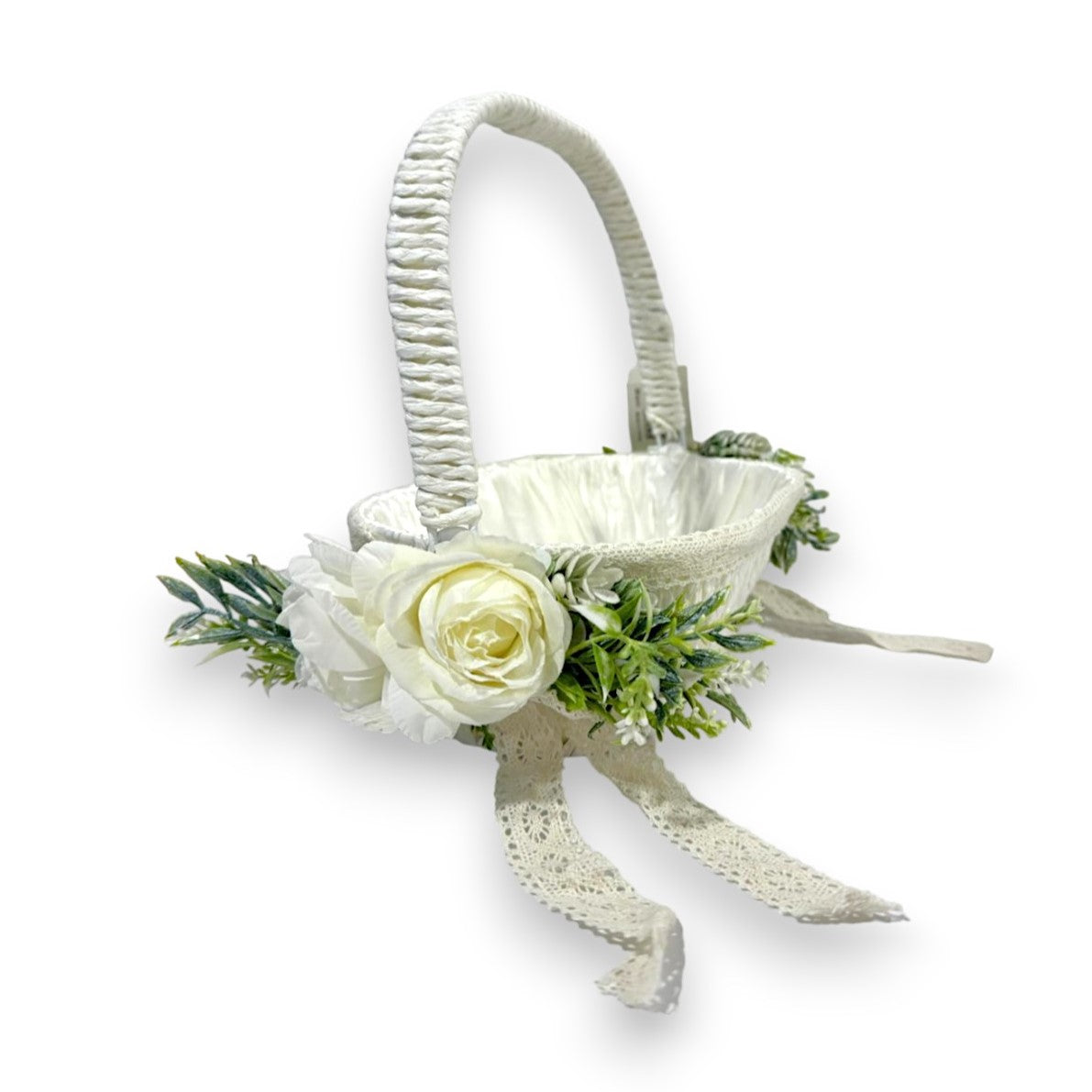 GARDEN ROSE FLOWER BASKET