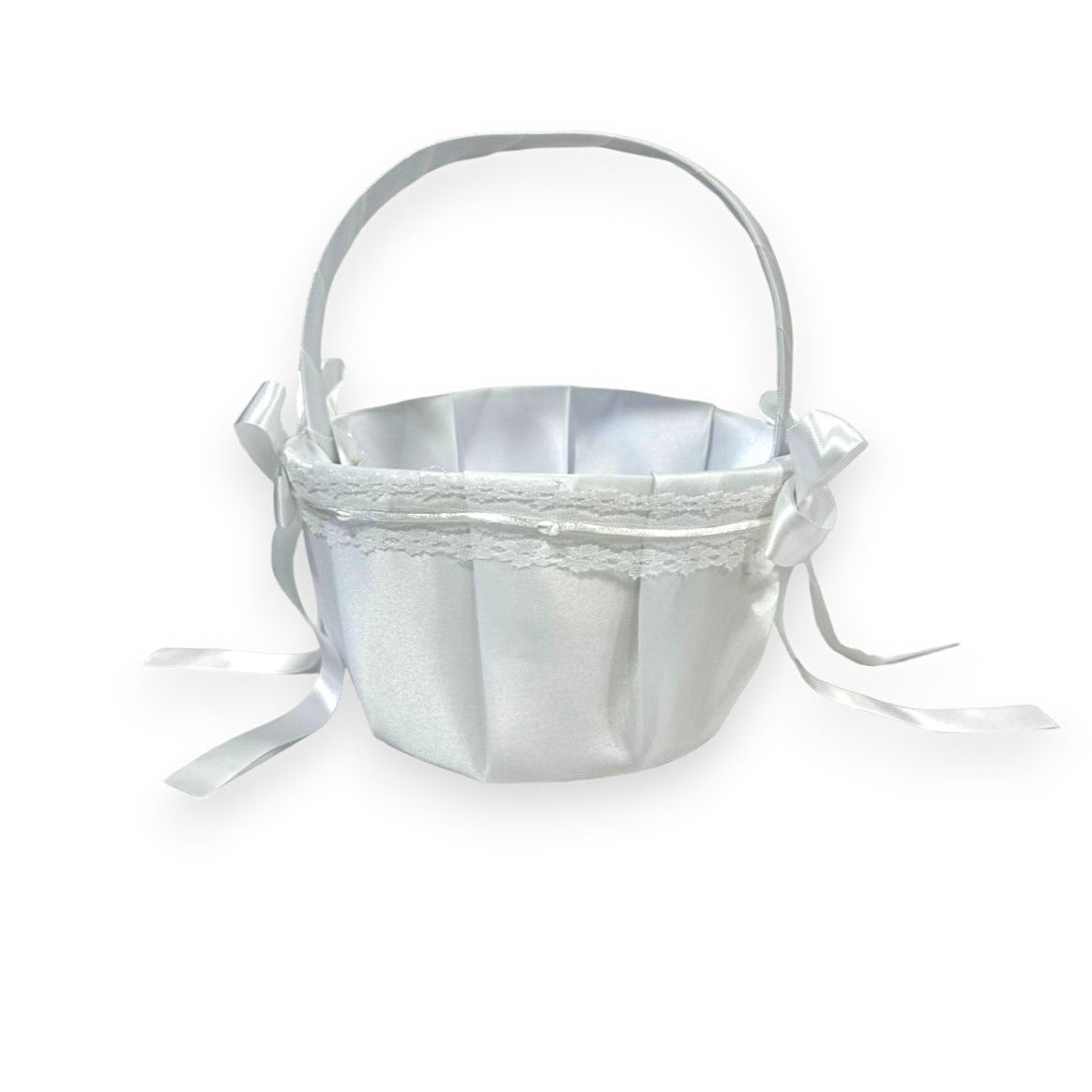 PURE WHITE FLOWER BASKET