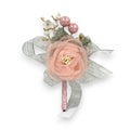 CHIFFON ROSE BOUTONNIERE