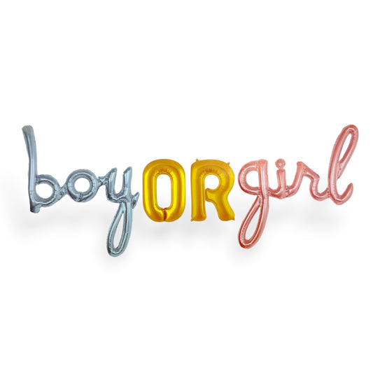 BOY OR GIRL BALLOON