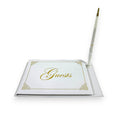 GUESTS BOOK W/PEN 9X6