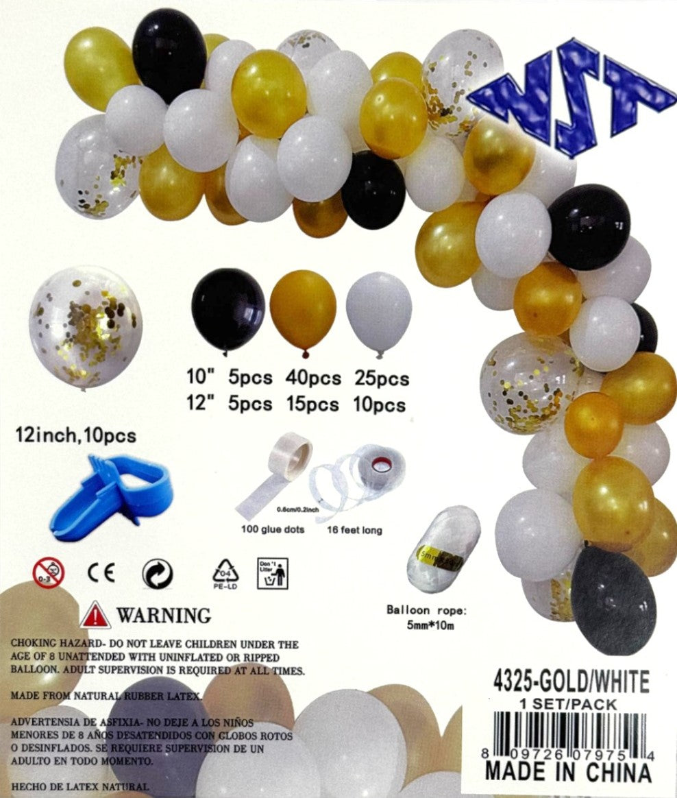 BALLOON GARLAND 16" GD