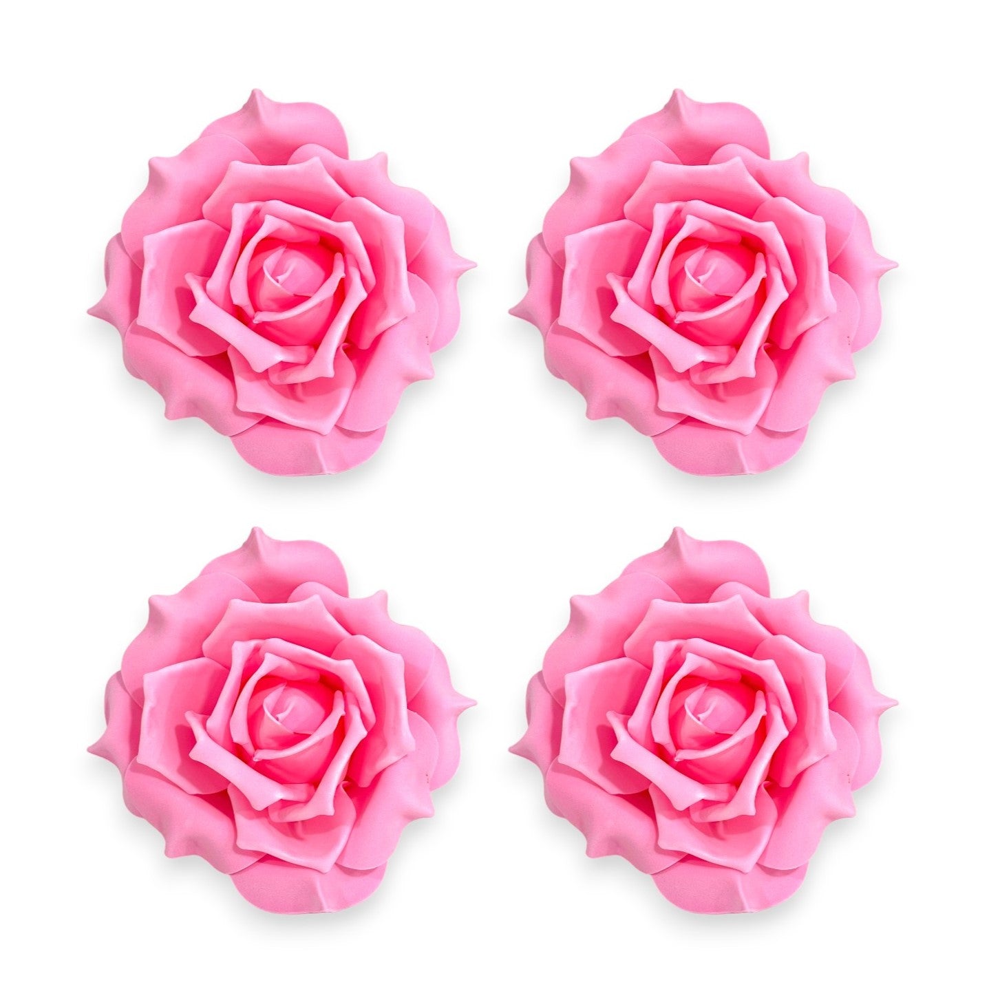 FOAM FLOWER 8" 4pcs/bag