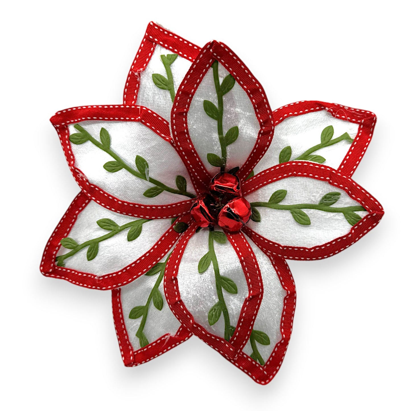 POINSETTIA JINGLE BELL 10.5"D