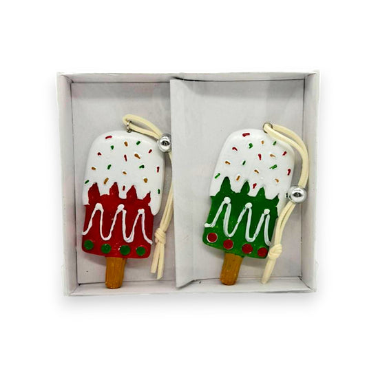 XMS ORN 3" ICE CREAM 2PC/BX