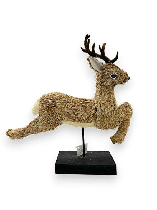 DEER ON WOODBASE 10"