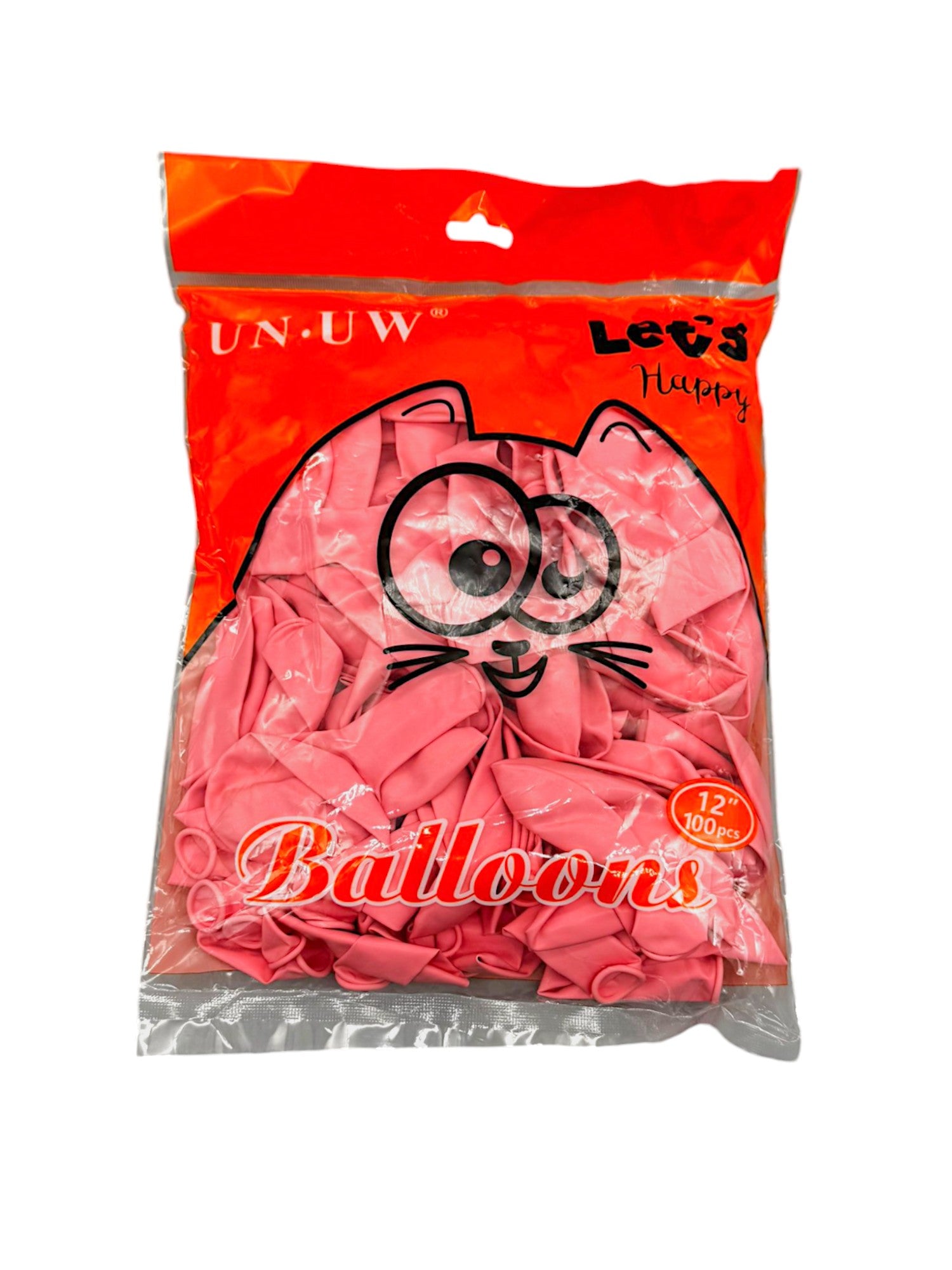 BALLOON 12" LATEX Light Pink 100pcs