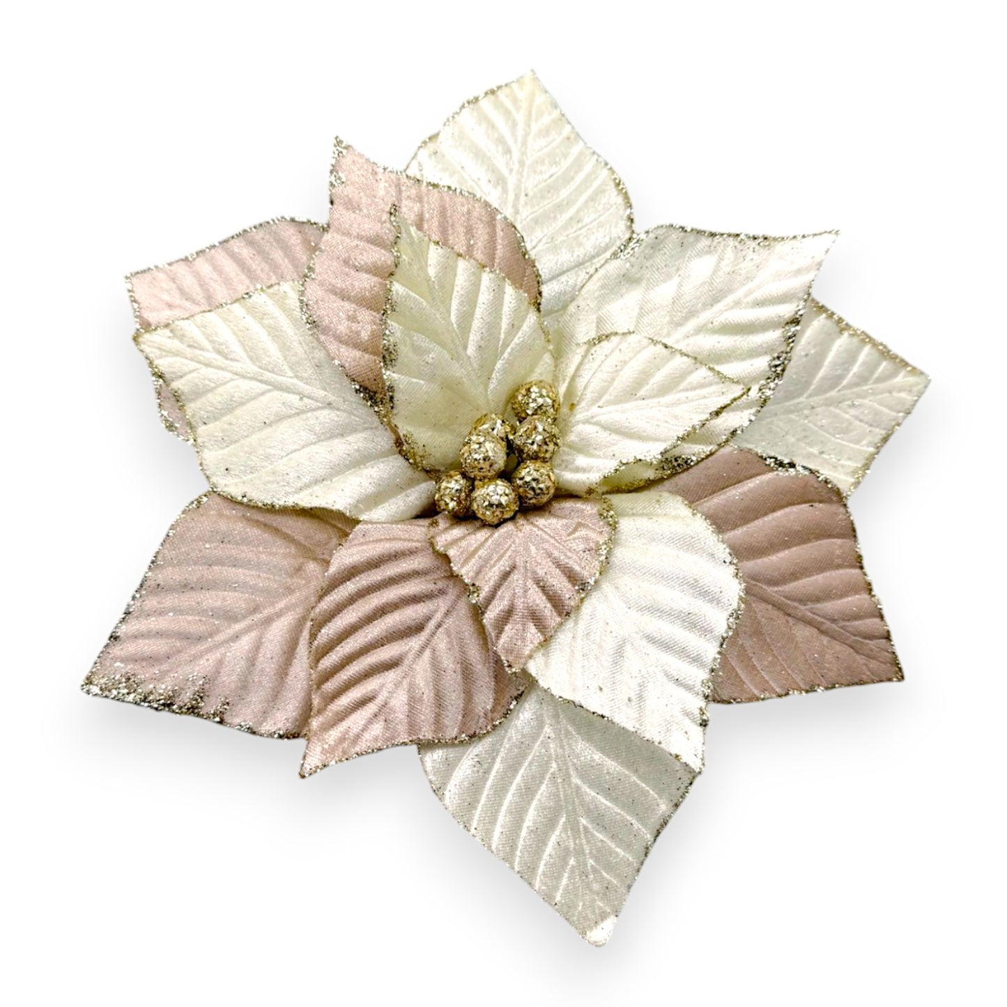 POINSETTIA STEM PINK & IVORY