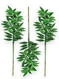 XMAS LEAVES 3PC/PKG