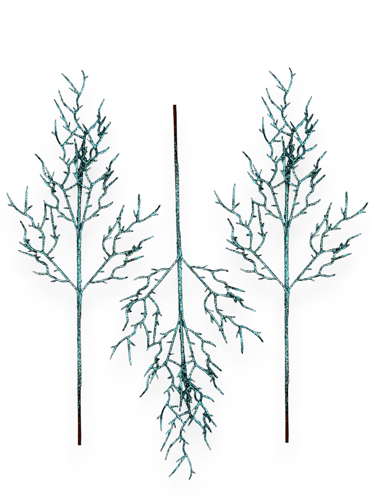 GLITTER BRANCH SPRAY 3PCS