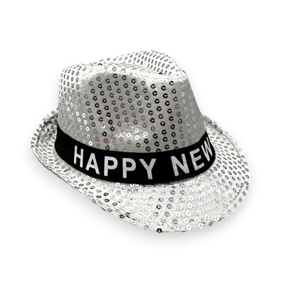 HAPPY NEW YEAR HAT SEQUIN