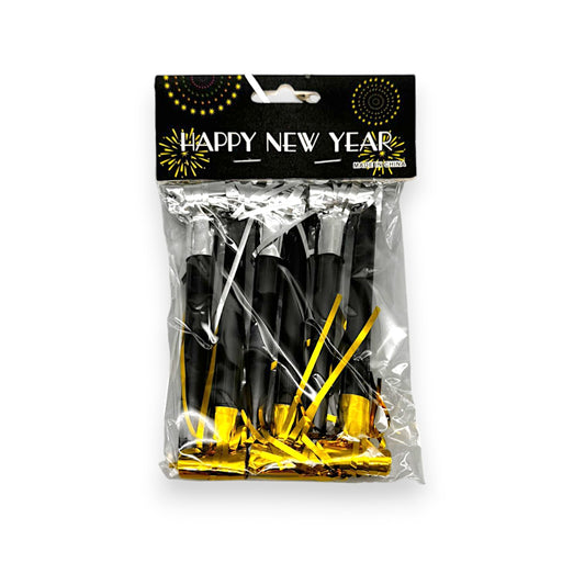HAPPY NEW YEAR BLOWOUTS 6PCS