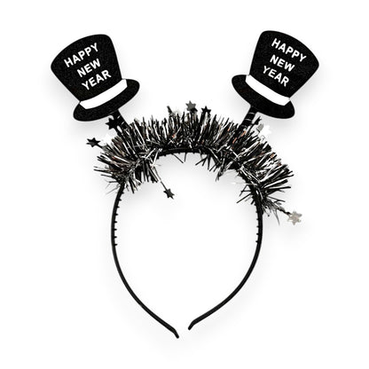 HAPPY NEW YEAR HEADBAND TOP HATS