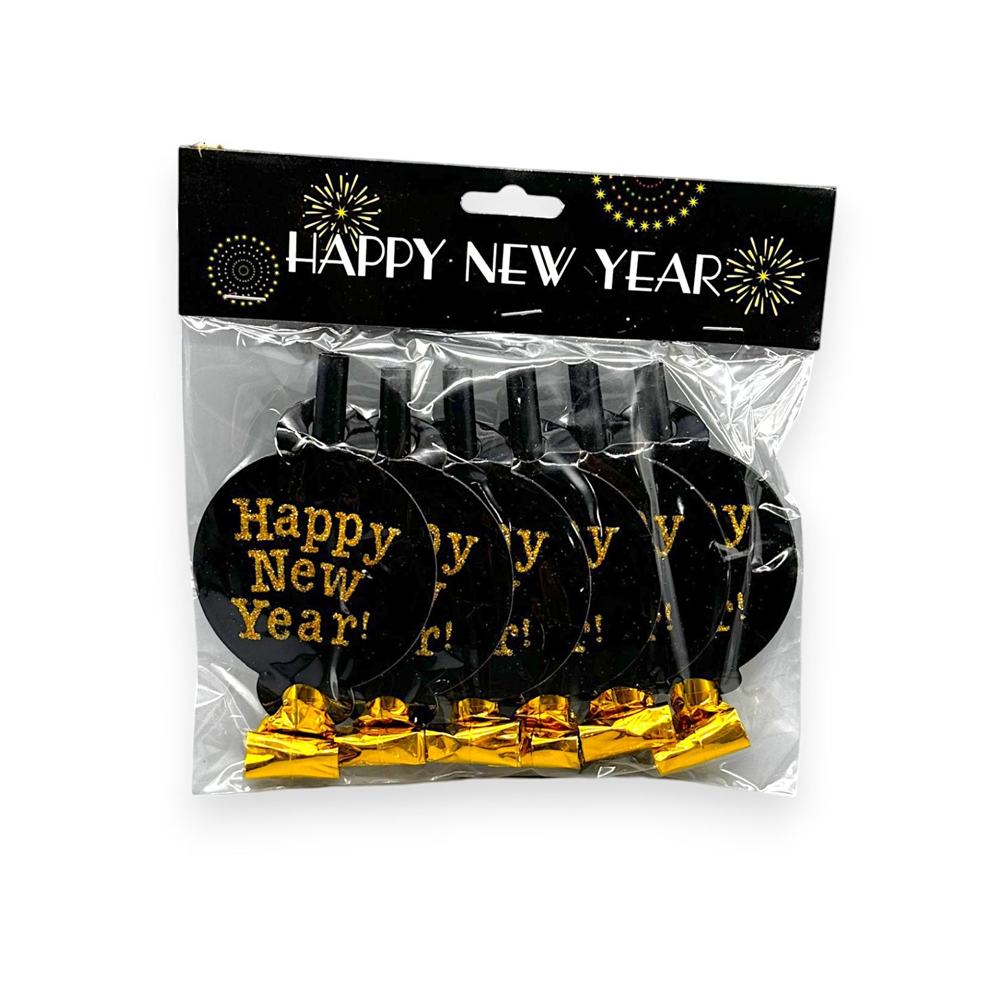 HAPPY NEW YEAR BLOWOUT 6PCS