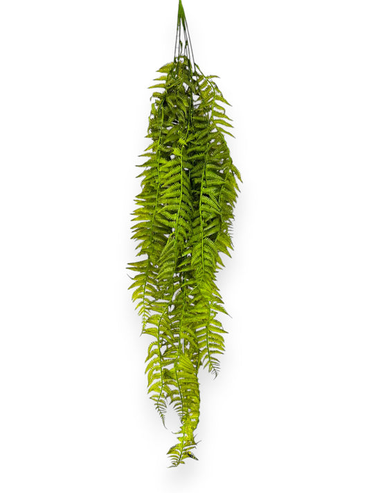 HANGING PLASTIC FERN 39"